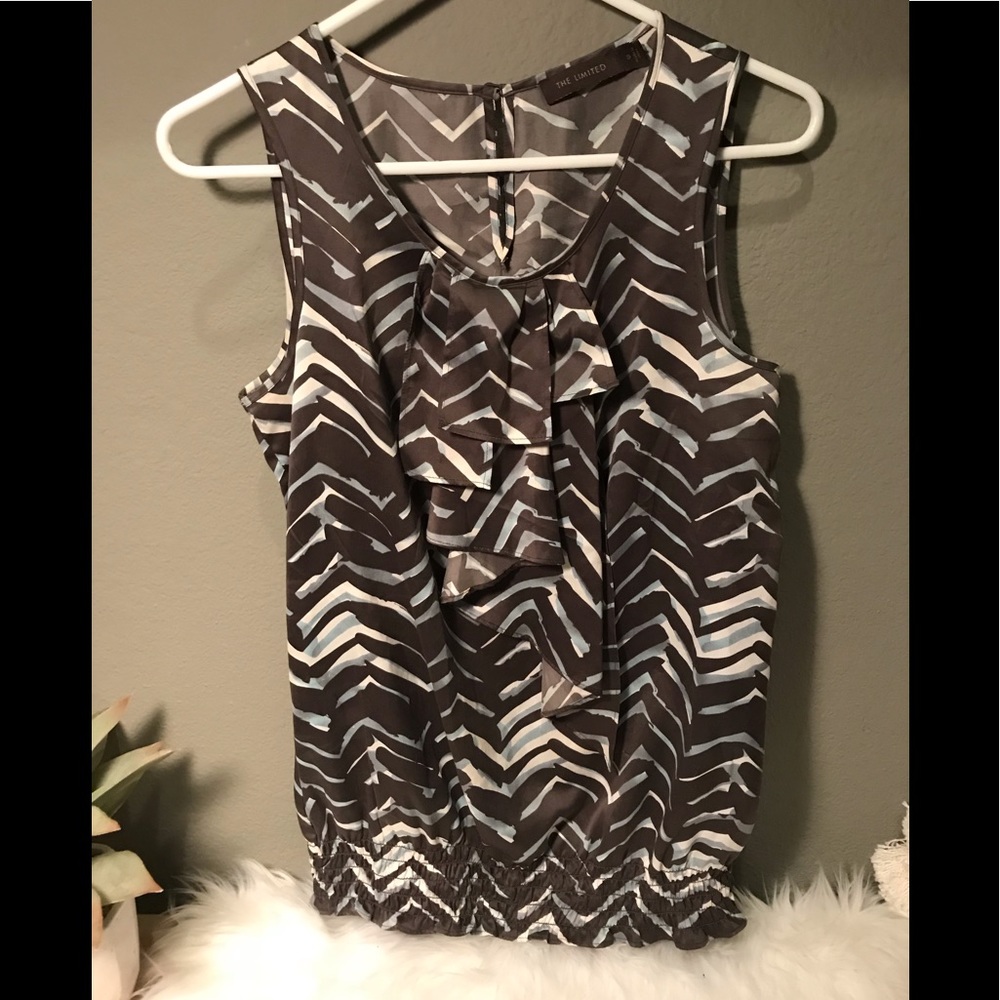 The Limited animal print sleeveless top